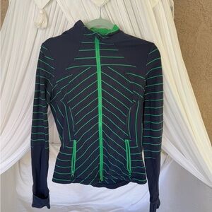 lululemon athletica Navy and Green Jacket